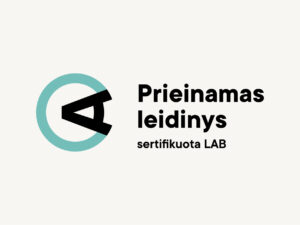 Kaip atpažinti prieinamą leidinį? Ieškokite šio ženklo!
